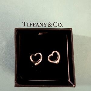 Tiffany open heart earrings